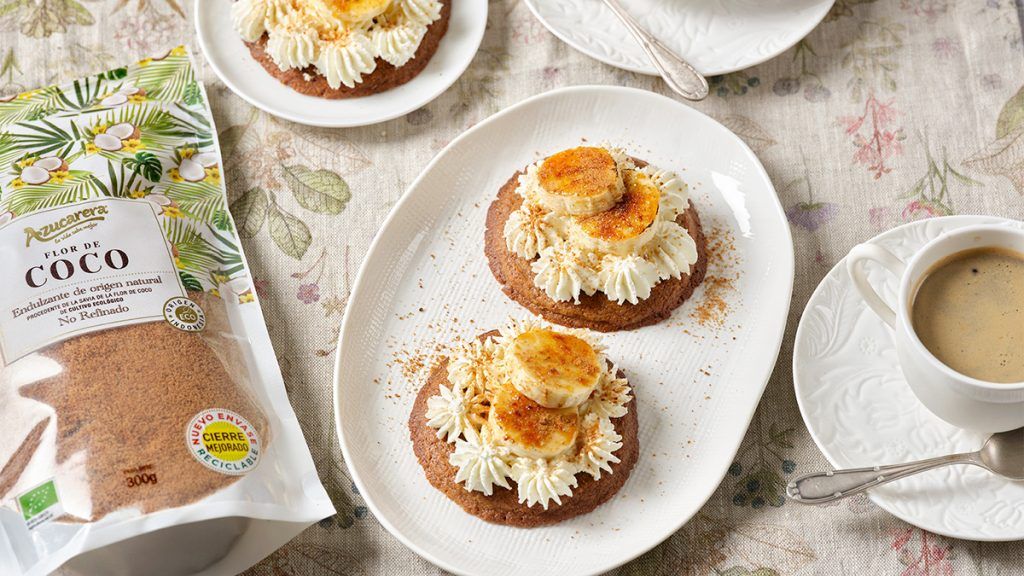 Manzana&Canela: Galletas de plátano, avena y coco, sin azúcar añadido.